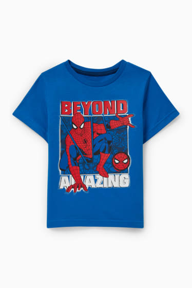 Kinder Jungen - Spider-Man - Shorty-Pyjama - blau