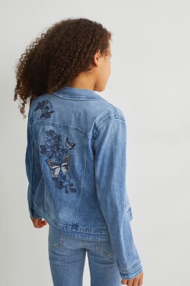 Kinder - Jeansjacke - helljeansblau