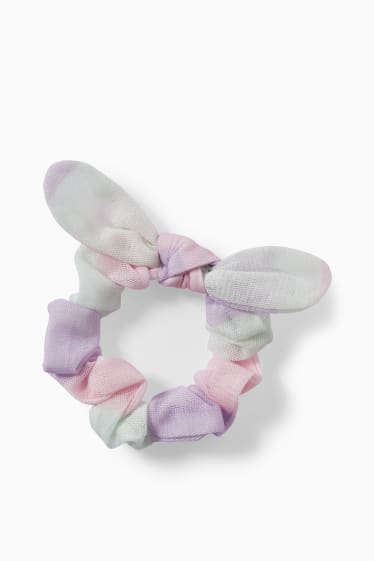 Dětské - Ledové království - souprava - šaty a scrunchie gumička do vlasů - 2dílná - krémově bílá