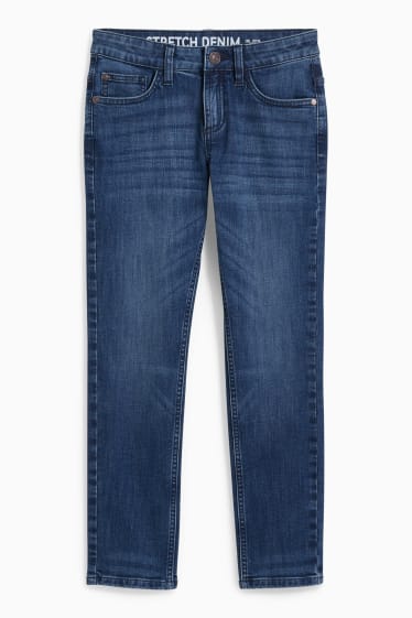 Copii - Slim jeans - LYCRA® - denim-albastru închis