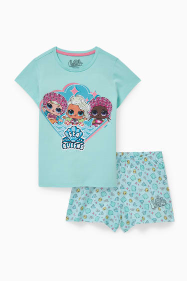 Children Girls - L.O.L. Surprise - short pyjamas - 2 piece - turquoise