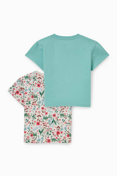 Kinderen - Set van 2 - T-shirt - gekleurd