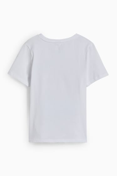 Kinder Mädchen - Kurzarmshirt - weiß