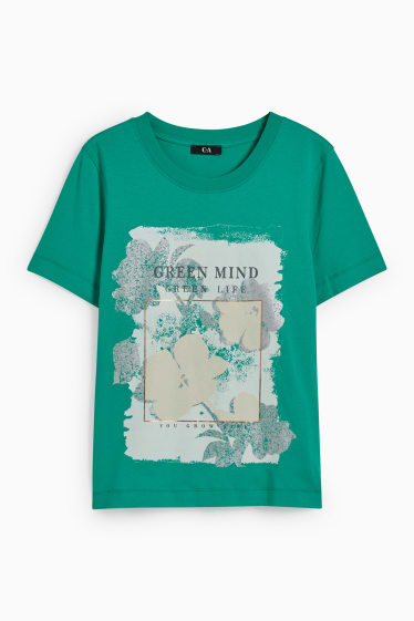 Dames - T-shirt - groen