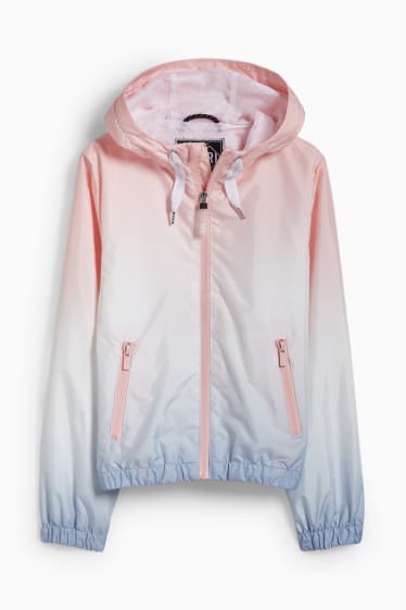 Kinderen: meisjes - Jas met capuchon - roze