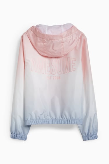 Kinderen: meisjes - Jas met capuchon - roze
