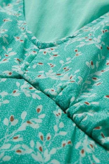 Donna - Vestito di chiffon - verde chiaro