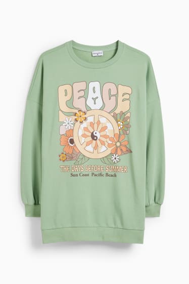 Tieners & jongvolwassenen - CLOCKHOUSE - sweatshirt - lichtgroen