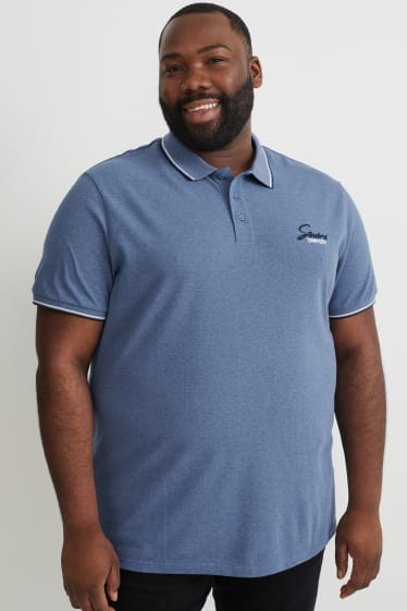 Heren - Poloshirt - blauw