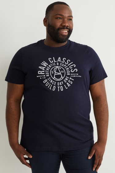 Hommes - T-shirt - bleu foncé