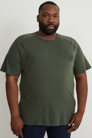 Hombre - Camiseta - verde oscuro