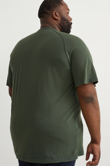 Uomo - T-shirt - verde scuro