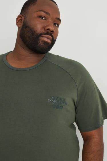 Uomo - T-shirt - verde scuro