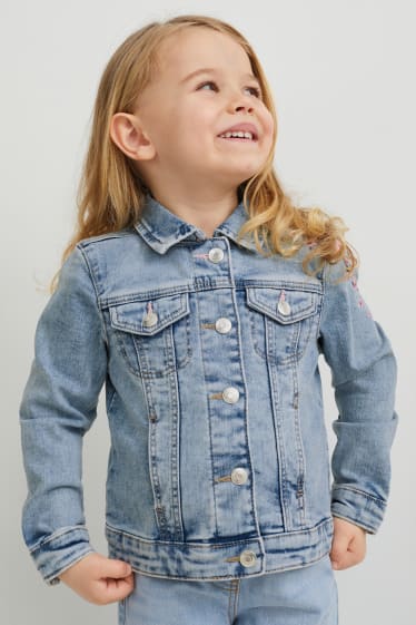 Kinder Mädchen - Jeansjacke - helljeansblau