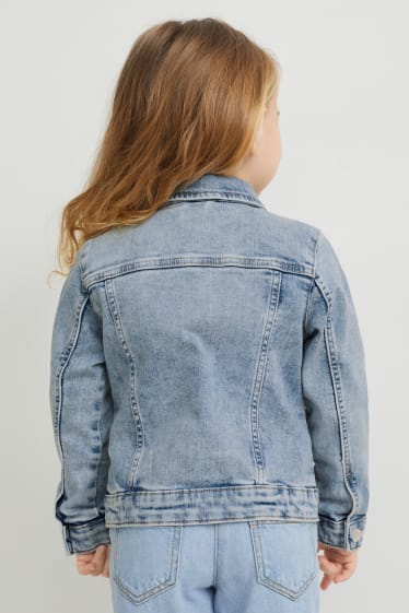 Kinder Mädchen - Jeansjacke - helljeansblau