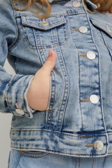 Kinder Mädchen - Jeansjacke - helljeansblau