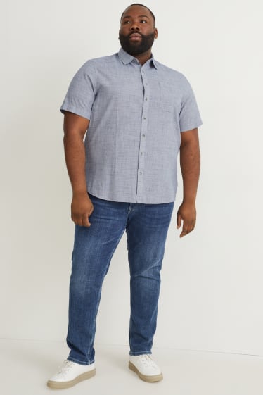 Hombre - Camisa - regular fit - kent - gris