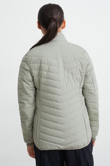 Women - Quilted jacket - green
