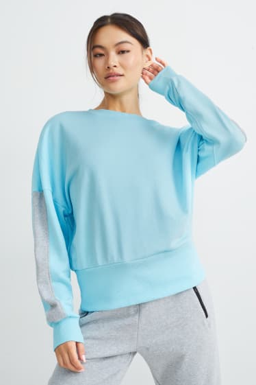 Women - Active sweatshirt - light turquoise