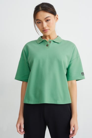 Dames - Poloshirt - groen