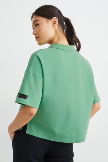 Damen - Poloshirt - grün