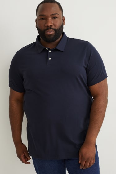 Men - Polo shirt - Flex - dark blue