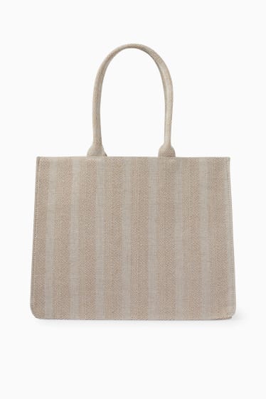 Kobiety - Torba shopper - beżowy