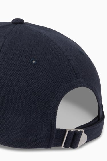 Hommes - Casquette - bleu foncé