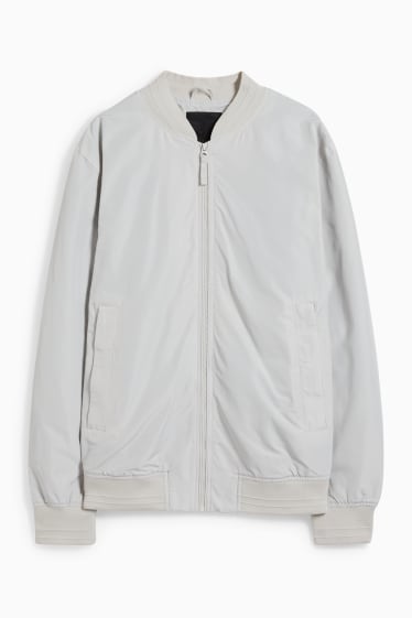 Men - Track jacket - light gray