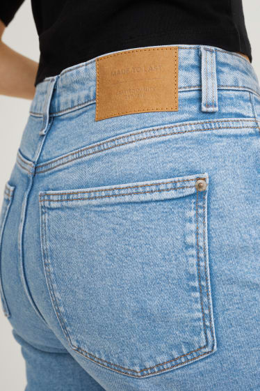 Donna - Straight jeans - vita alta - LYCRA® - jeans azzurro