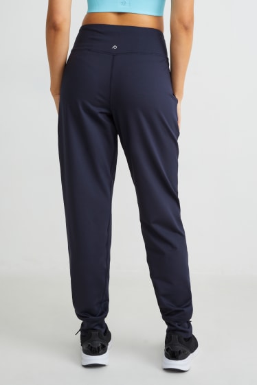 Women - Active trousers - fitness - 4 Way Stretch - dark blue
