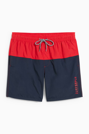 Uomo - Shorts da mare - rosso