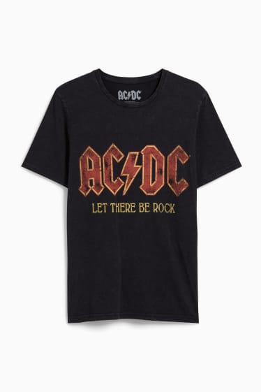 Mężczyźni - T-Shirt - AC/DC - czarny