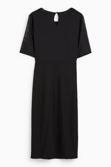 Mujer - Vestido ceñido con detalle de nudo - negro