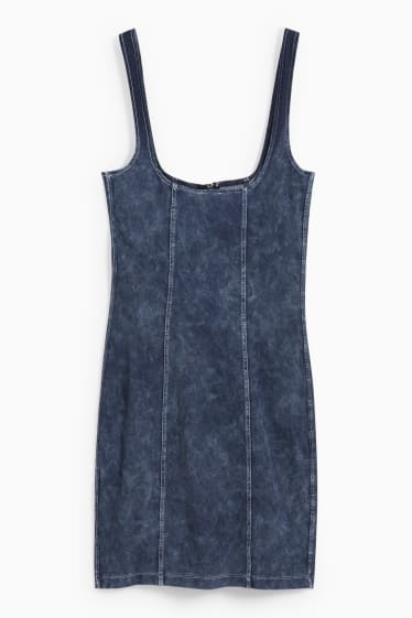 Women - CLOCKHOUSE - denim dress - blue denim