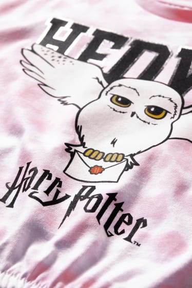 Niños - Harry Potter - set - camiseta de manga corta y top - 2 prendas - rosa