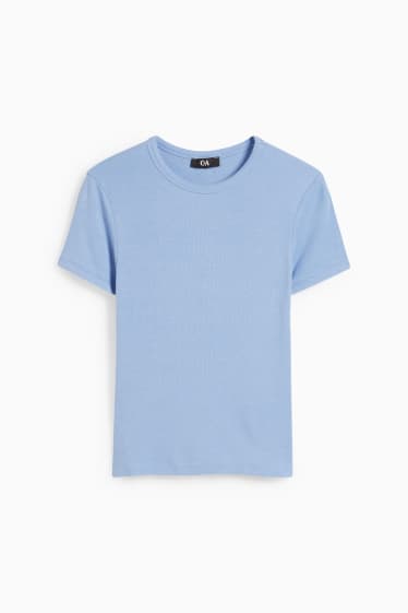 Damen - T-Shirt - hellblau