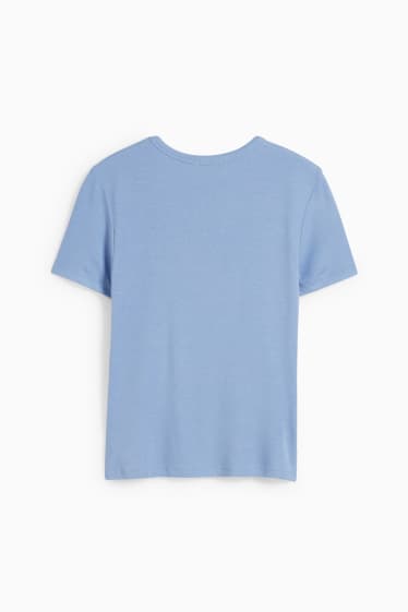 Damen - T-Shirt - hellblau