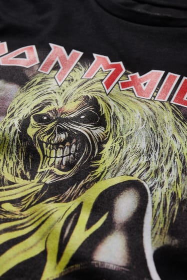 Heren - T-Shirt - Iron Maiden - zwart