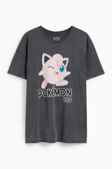 Dona - CLOCKHOUSE - samarreta de màniga curta - Pokémon - gris