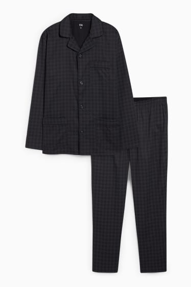 Herren - Pyjama - schwarz