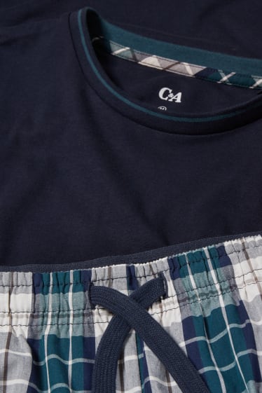 Men - Short pyjamas - dark blue