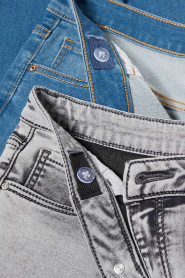 Enfants filles - Coupe ample - lot de 2 - skinny jeans - jean bleu