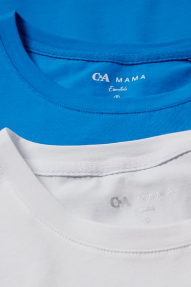 Donna - Confezione da 2 - t-shirt premaman - blu