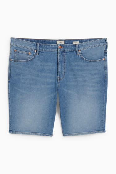 Men - Denim shorts - blue denim