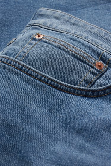 Herren - Jeans-Shorts - jeansblau