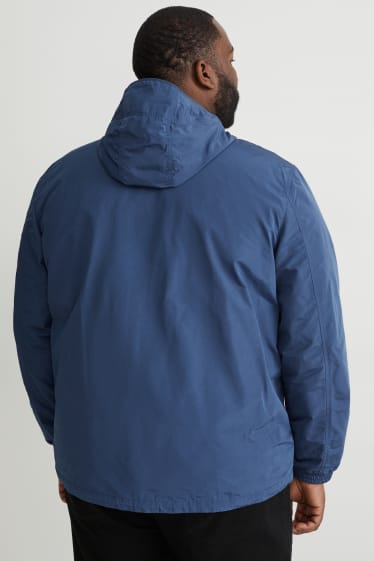 Men - Jacket with hood - dark blue