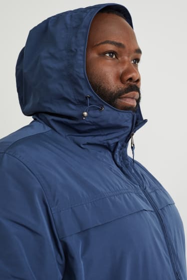 Men - Jacket with hood - dark blue