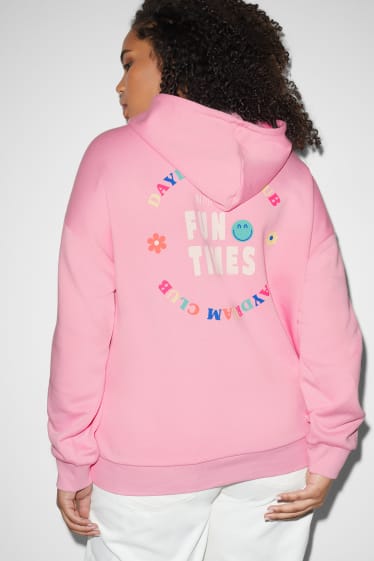 Damen - CLOCKHOUSE - Hoodie - rosa