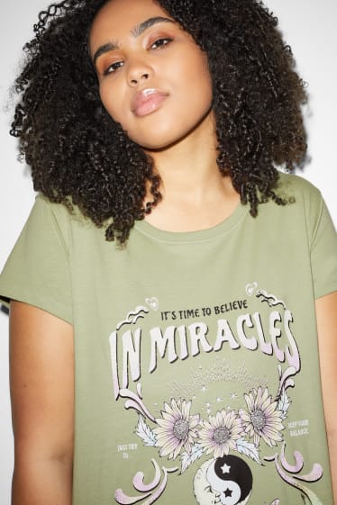 Mujer - CLOCKHOUSE - camiseta - verde